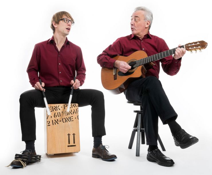 sicanta Patrick & Fulvio mit Gitarre & Cajon